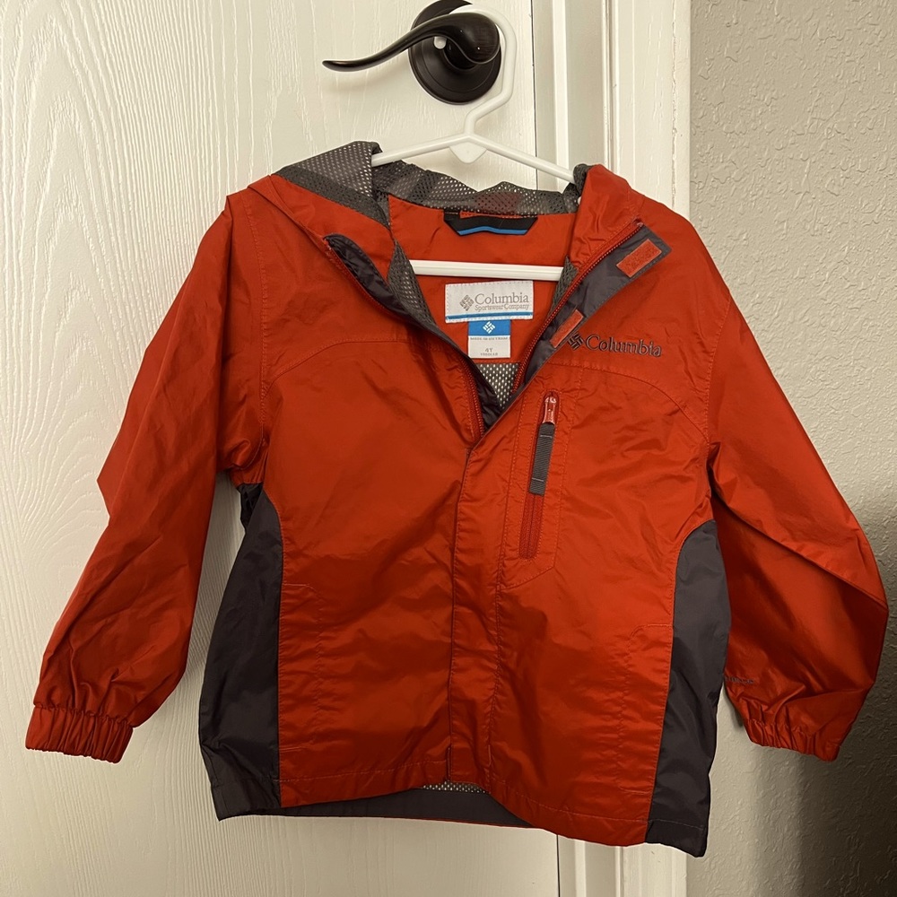 Boys Columbia Rain Jacket 4T